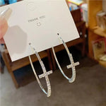 Minimalist Exaggerated Large Circle Hoop Earrings