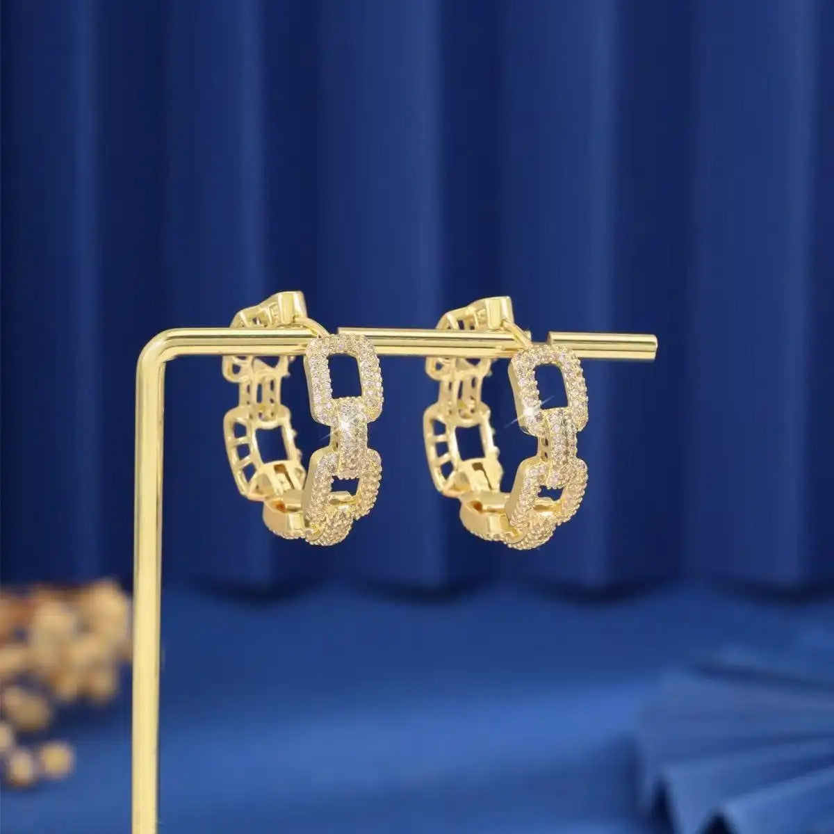 Minimalist Geometric Hollow Out Ear Earrings