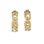 Minimalist Geometric Hollow Out Ear Earrings