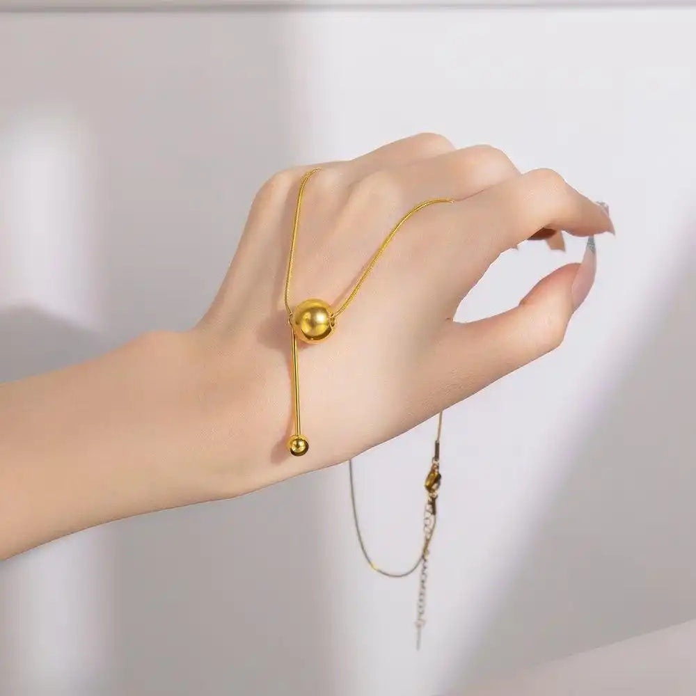 Minimalist Long Sweater Chain Necklace