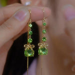 Minimalist Retro Bowknot Drop Earrings