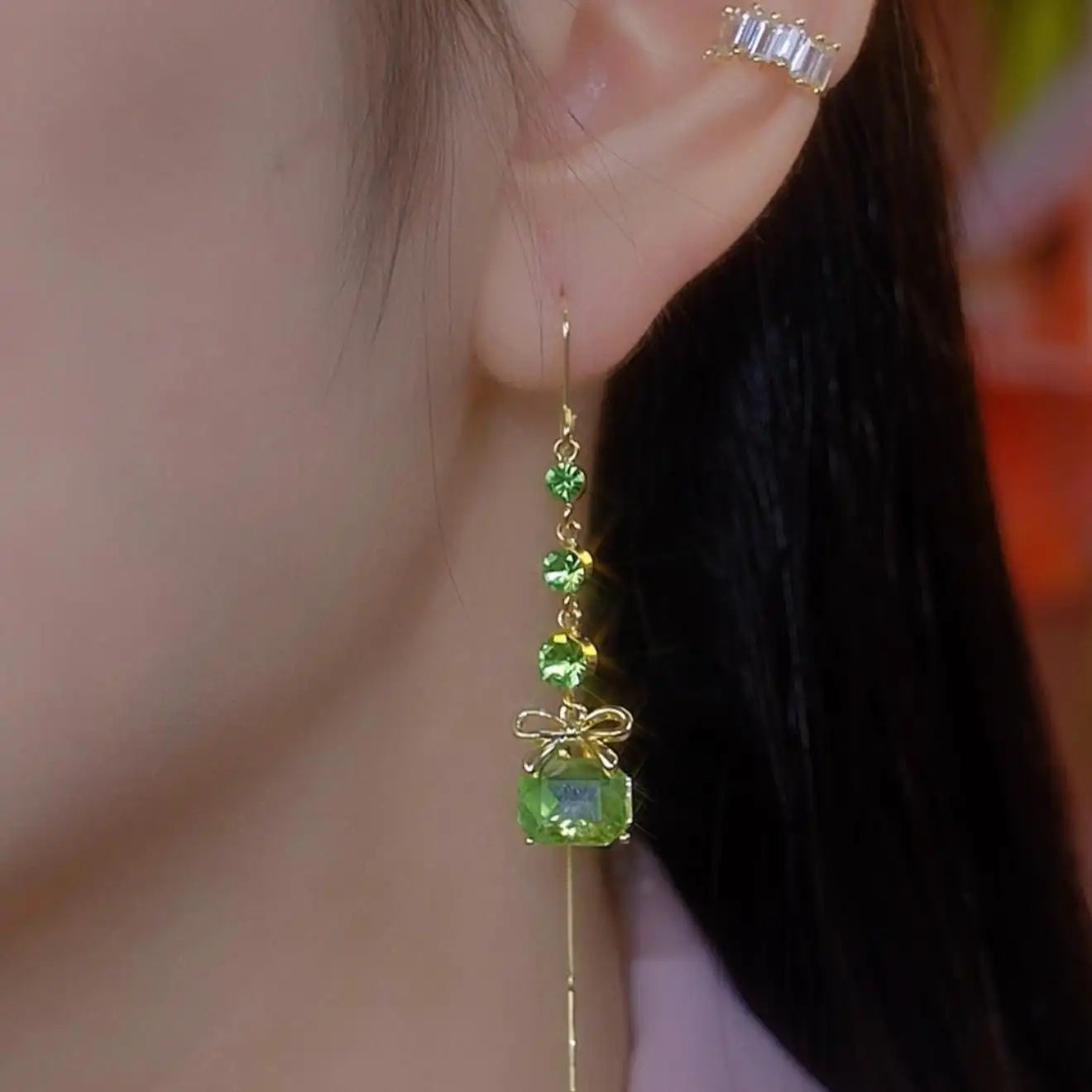 Minimalist Retro Bowknot Drop Earrings