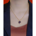 Moxi Egg-Shaped Pendant Necklace