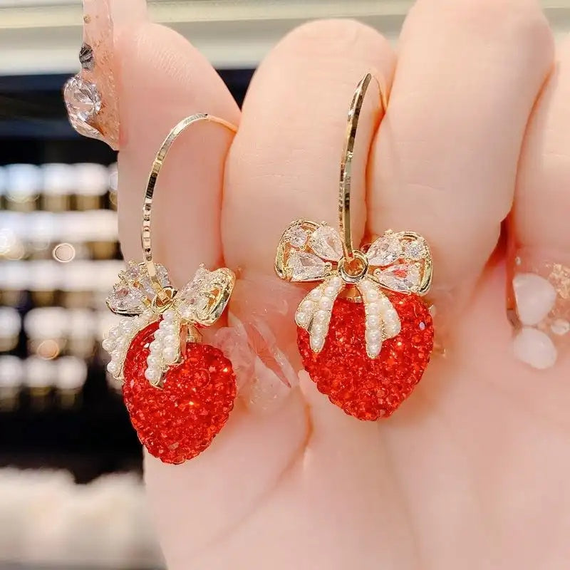 Multi-Wear Bowknot Heart Earrings