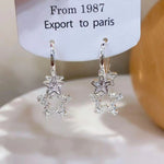 Needle Star Tassel Short Must-Have Drop Earrings