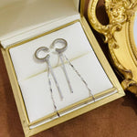 No Piercing Crystal Chain Long Ear Cuffs