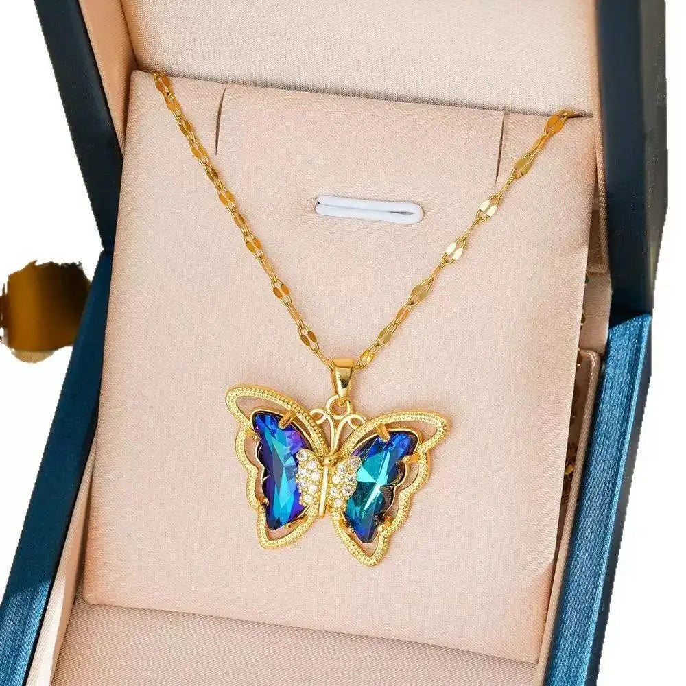 Open Heart and Pearl Shell Necklace