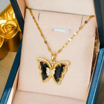 Open Heart and Pearl Shell Necklace