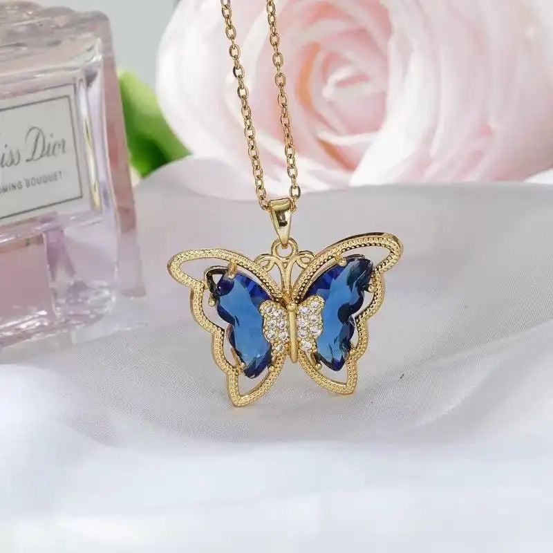Open Heart and Pearl Shell Necklace