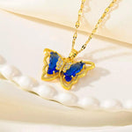 Open Heart and Pearl Shell Necklace