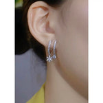 Original Earcup Color-Retaining Crystal Minimalist Earrings