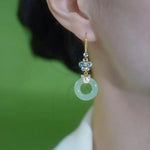 Peace Long Drop Earrings