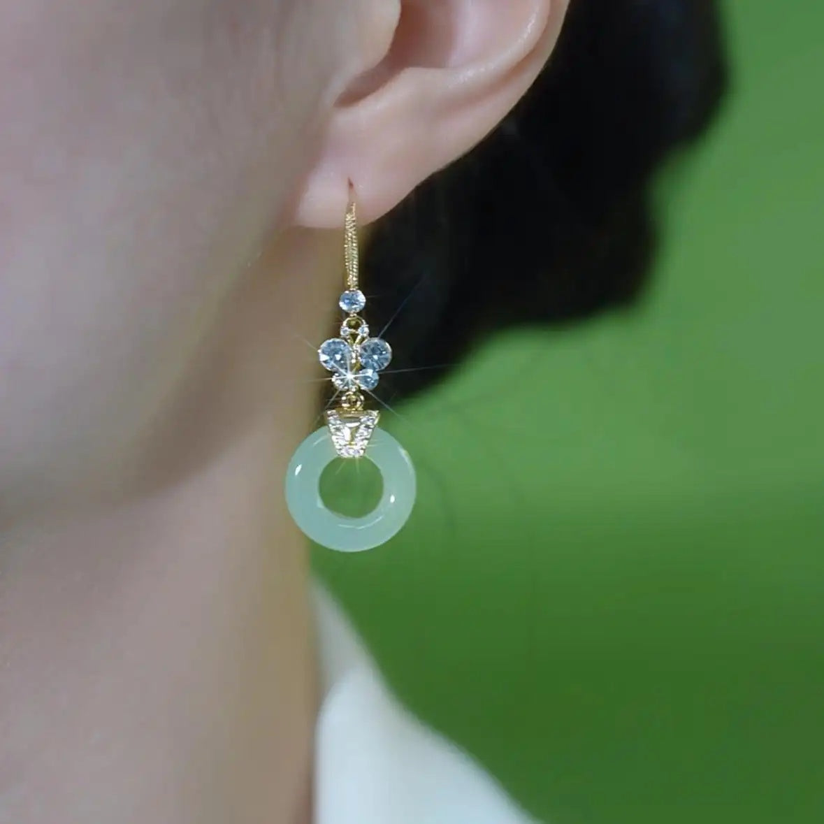 Peace Long Drop Earrings