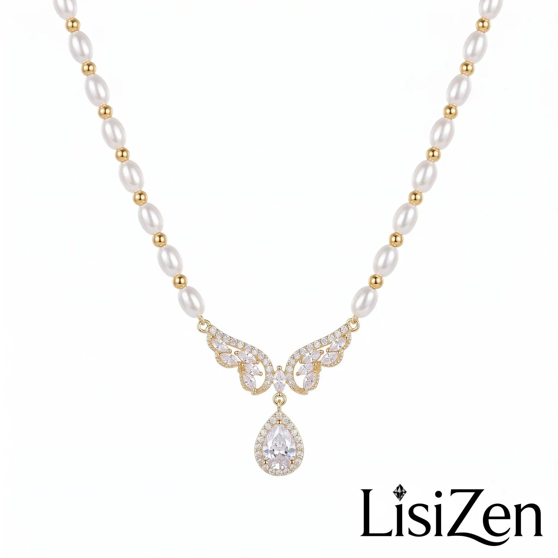 Pearl Teardrop Necklace