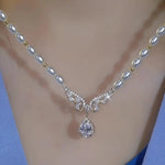 Pearl Teardrop Necklace