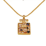 Perfume Bottle Necklace