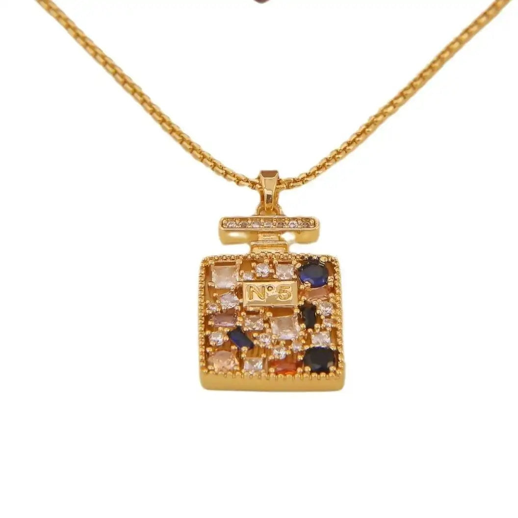 Perfume Bottle Necklace