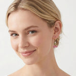 Pink Cherry Stud Earrings