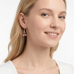Pink Cherry Stud Earrings