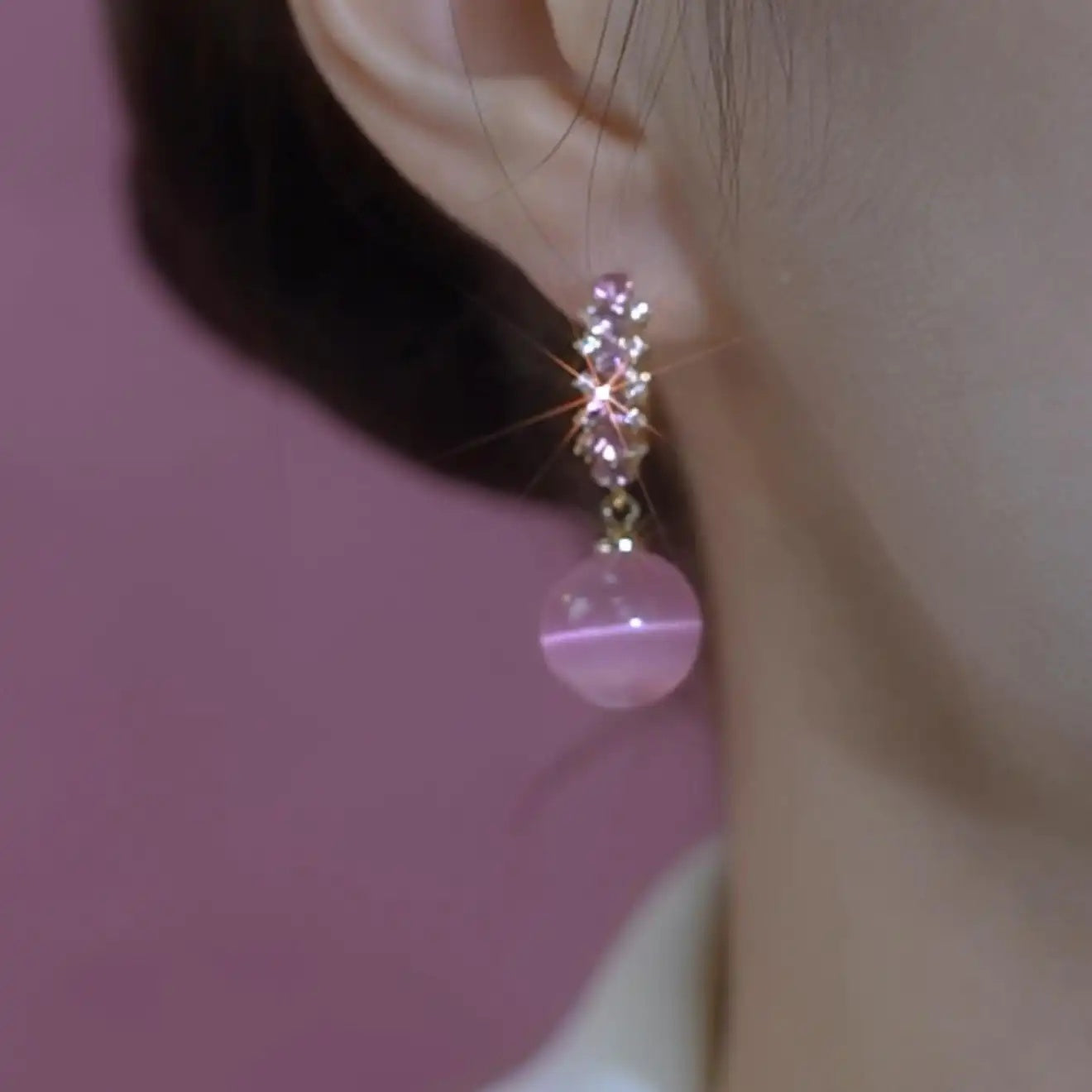 Pink Earrings