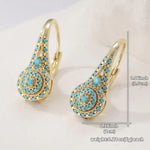 Pure French Retro Gold Sophisticated Earrings