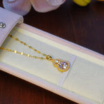 Purple Gourd Jewelry Set