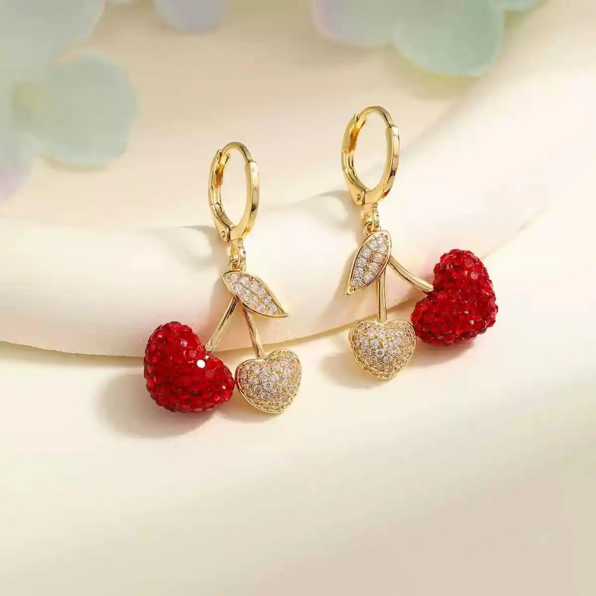 Red Cherry Earrings
