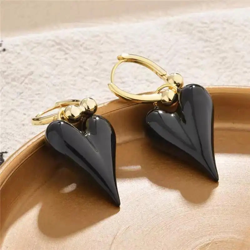 Red Heart Earrings