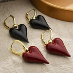 Red Heart Earrings