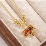 Red Maple Leaf Necklace