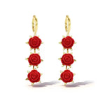 Red Rose Jewelry Set
