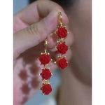 Red Rose Jewelry Set