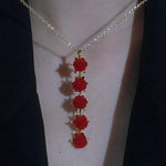 Red Rose Jewelry Set