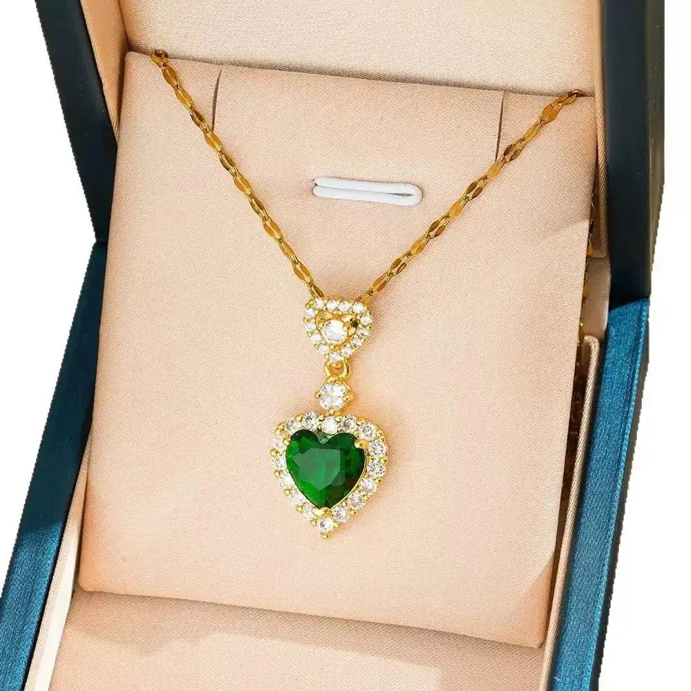 Retro Heart Shape Necklace
