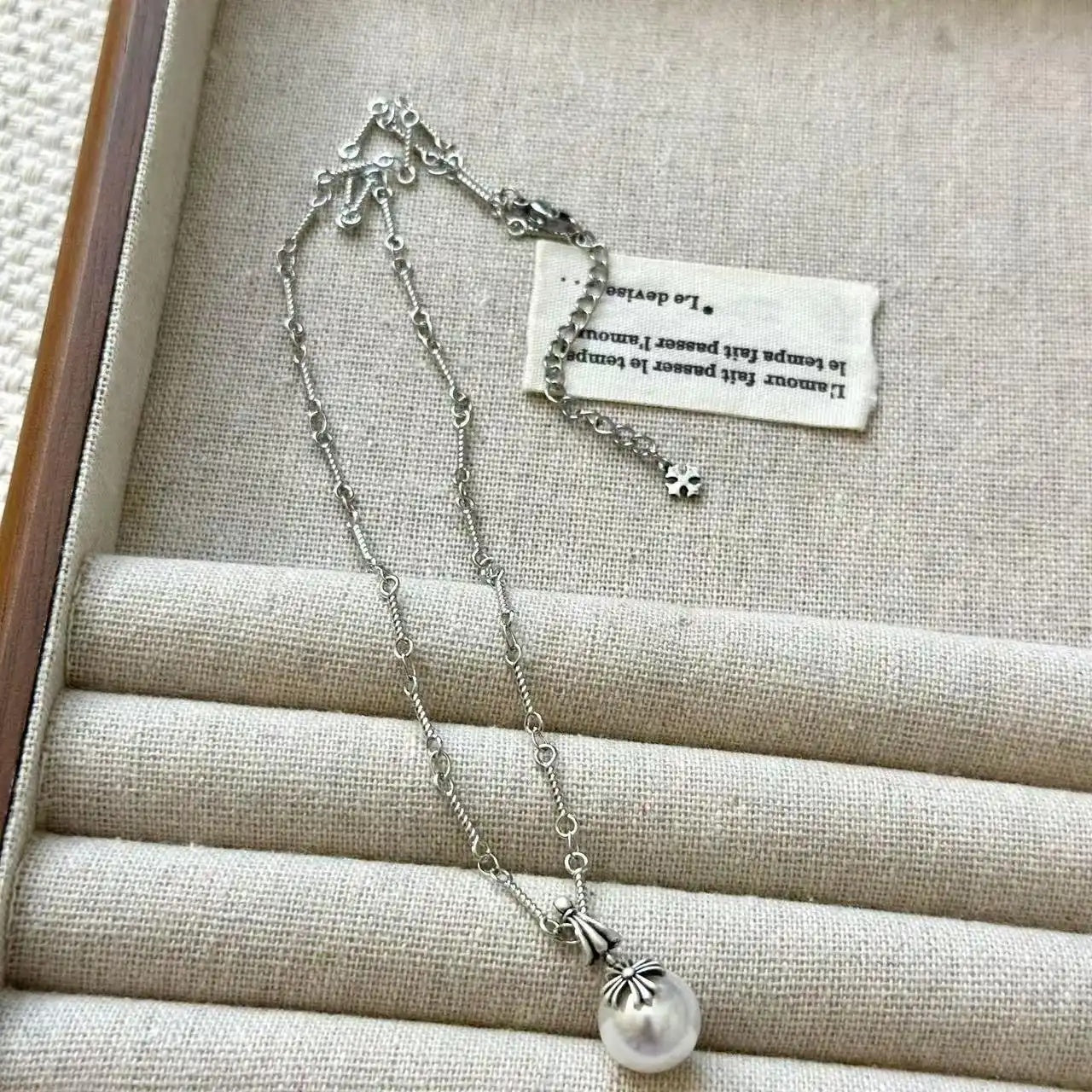 Retro Minimalist Bar Chain Necklace
