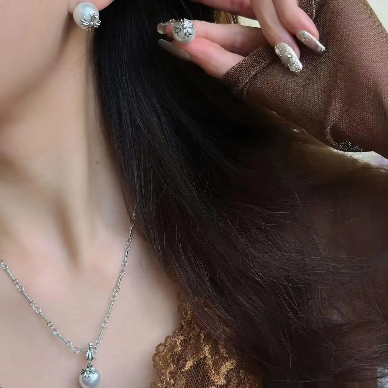 Retro Minimalist Bar Chain Necklace