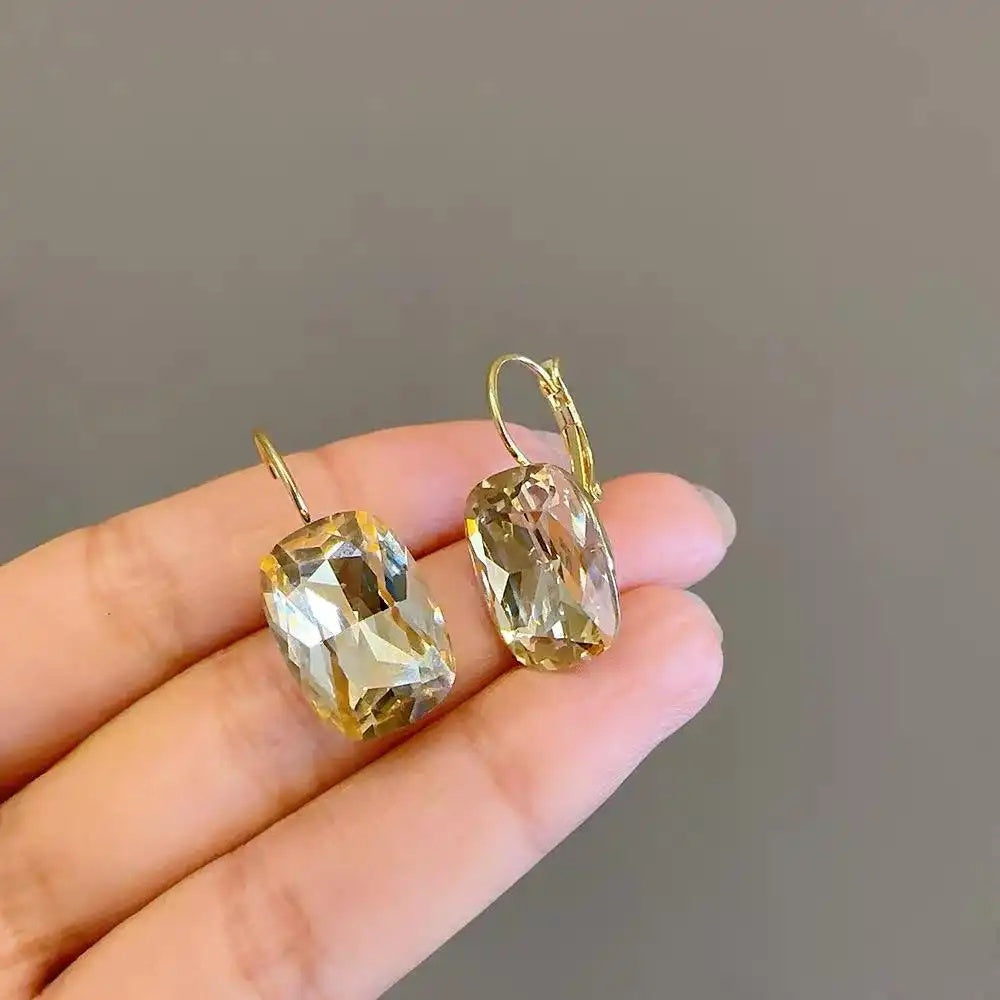Retro Square Sugar Drop Earrings