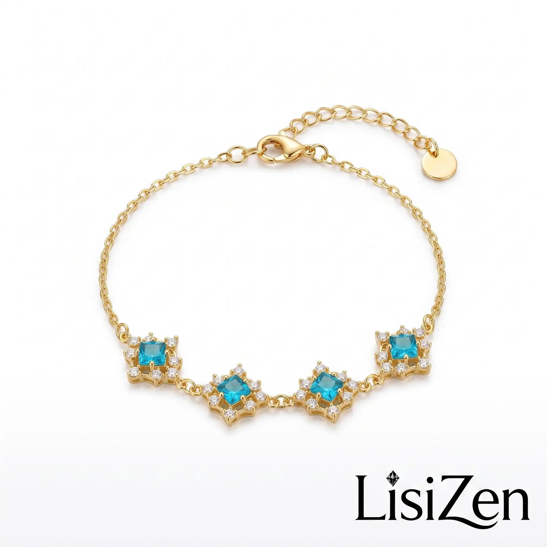 Rhombus Flower Bracelet