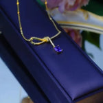 Ribbon Bow Pendant Necklace