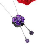 Rose Adjustable Long Necklace