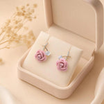 Rose Fish Tail Earrings