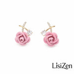 Rose Fish Tail Earrings
