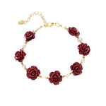 Rose Flower Adjustable Bracelet