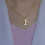Round Crystal Necklace