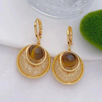 Round Hoop Earrings