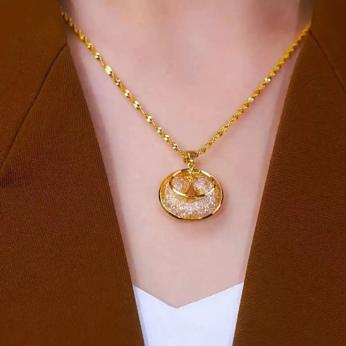 Round Short Chain Necklace