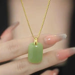 Rushi Plate Pendant Necklace