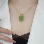 Rushi Plate Pendant Necklace