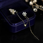 Same Butterfly Flower Ear Line Ear Cuffs