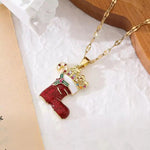 Santa Claus Pendant Necklace